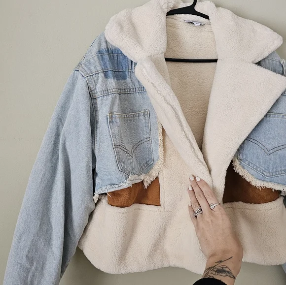 BIDA Denim Patchwork Jacket - Picture 14 of 16